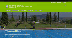 Desktop Screenshot of deportes.uncuyo.edu.ar