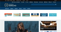 Desktop Screenshot of derecho.uncuyo.edu.ar